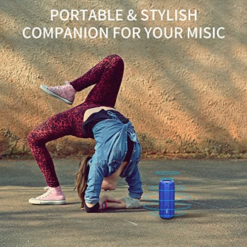 Musibaby Bluetooth Speaker, M88 Speakers,Dual Pairing, Bluetooth 5.3,Loud Stereo Sound,Booming Bass,30H Playtime for Home& Outdoor Party,Beach,Portable Speaker,Gifts(Blue) - Thumbnail 6