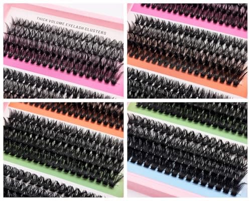 DIY Lash Extension Kit with Individual Cluster Lashes, At Home Eyelash Lash Extensions, Customizable Lash Clusters for Natural to Full Volume Looks(320PCS 40D/60D/80D/100D) - Thumbnail 3