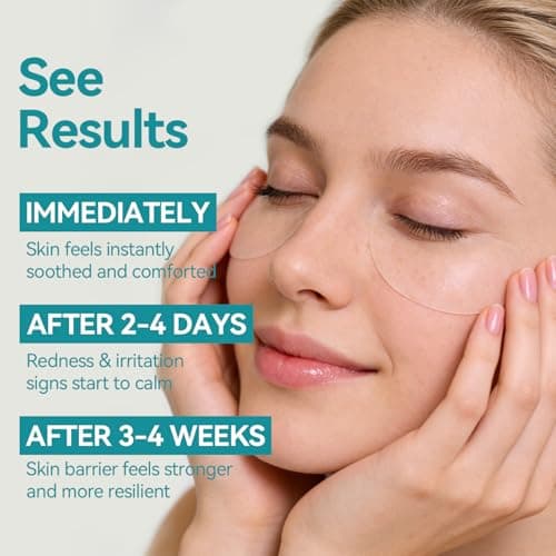 Shield Energy Soothing Under Eye Patches (28 Pairs), Vitamin B3, B5 & Ectoin Hydrogel Eye Mask for All Skin Types, including Sensitive Skin & Redness - Fragrance-Free, Barrier Repair, Deep Hydration - Thumbnail 5