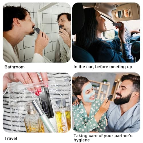IMPORX Nose Hair Trimmer for Men and Women Rechargeable Professional Hair Removal Portable Travel Trimmer Stocking Stuffers for Men Gifts Idea Waterproof for Washable (1 Pack) - Thumbnail 4