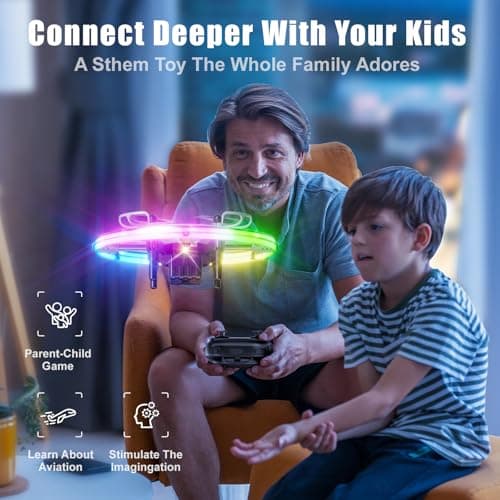 Drones for Kids, 2025 Mini RC Drone Quadcopter with 360 Degree Flip, 90 Degree Surround Flight, 8, 9, 10, 11, 12 Years Old Boys and Girls Ideal Gift Toys - Thumbnail 2
