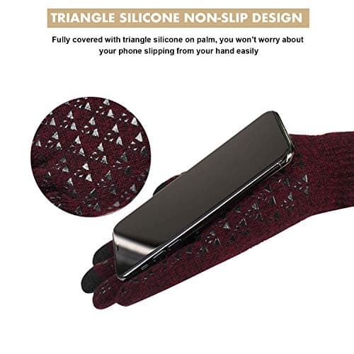 TRENDOUX Winter Texting Thin Gloves for Ladies & Men， Soft Thermal Touchable Fingers Tech Gloves for Gift Stocking Stuffers‌ - Thumbnail 4
