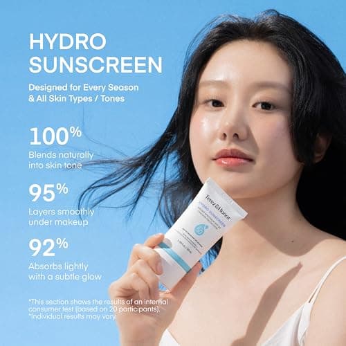 Terez & Honor Sunscreen for Face: Hydrating Face Sunscreen Broad Spectrum SPF 50 with UVA/UVB Protection - Moisturizing, Soothing, Water-Resistant, No-White Cast & Non-Greasy - Korean Sun Care 1.69oz - Thumbnail 6