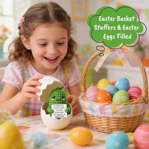 Jettryran Positive Pickle Gifts for Mom Wife Daughter Sister Teacher Appreciation Birthday 2026 Graduation Gifts for Women Men for Husband Easter Basket for Teens Pickle Eggs - Thumbnail 3
