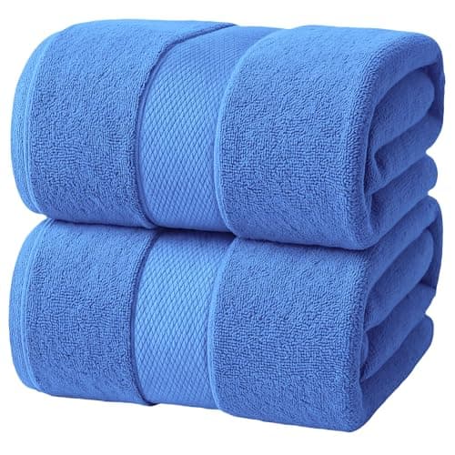 Infinitee Xclusives Jumbo Bath Sheets Towels for Adults – 600 GSM (35X70 Inches)– 100% Ring Spun Cotton, Soft and Absorbent Large Bath Towels for Bathroom