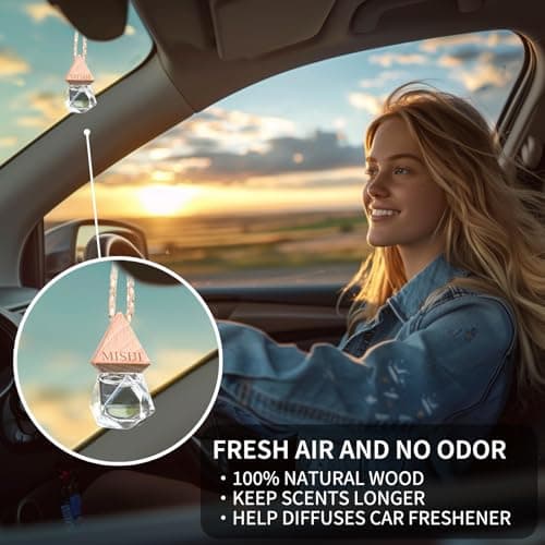 MISIJI Car Air Freshener | Air Fresheners Car Scents Diffuser with Odour Eliminator Technology | Long Lasting Scents Midnight Ice - Thumbnail 4