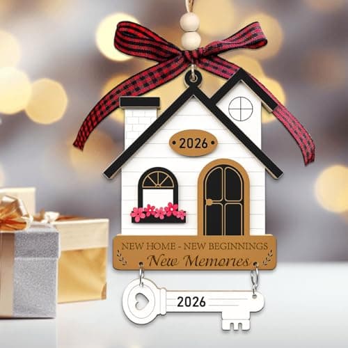 House Warming Gifts New Home, Housewarming Gifts for Women, Couple, Homeowners, House Gift Ideas - New Home Ornament 2026, First Home Ornament 2026 - Thumbnail 3