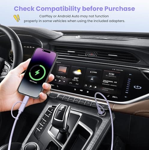 Elebase for iPhone 17 USB C Charger Cable,Multi 4 in 1 Charging Cord 6.6FT,60W Fast Charging USBC Lead with USB A/Lightning Adapter for New Apple 17e 16 15 14 Pro Max,Samsung S26,Airpods 3,iPad Air 6 - Thumbnail 2