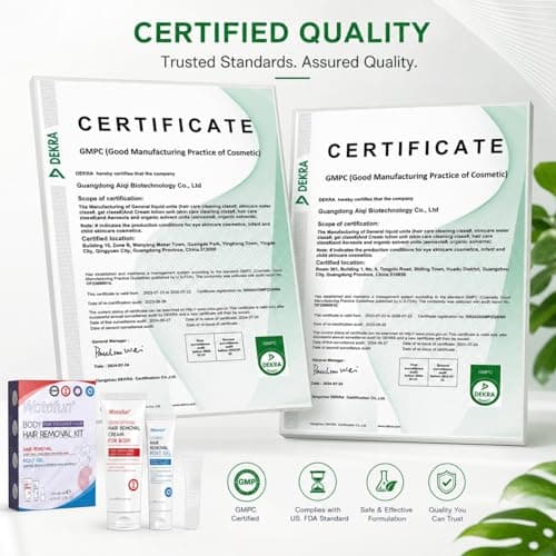 Watofun Body Hair Removal Cream for Women with Aloe Gel for Sensitive Skin, 5 Min Painless Depilatory Cream for Arms, Underarms, Legs, Chest& Bikini Line, hair remover for women 2-in-1 Kit, 6.35 Fl Oz - Thumbnail 2