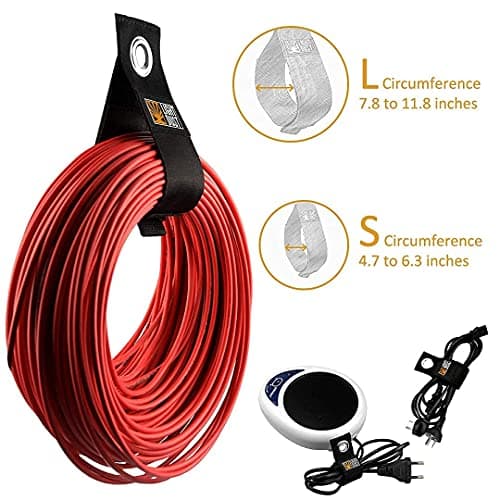 15PCS Heavy Duty Storage Straps - Garage Organization Tool Organizers and Fastening Straps - Cord Wrap Keeper, Cable Straps for Cords, Hoses, Rope, RV, Boat, and Garage Storage - Thumbnail 6