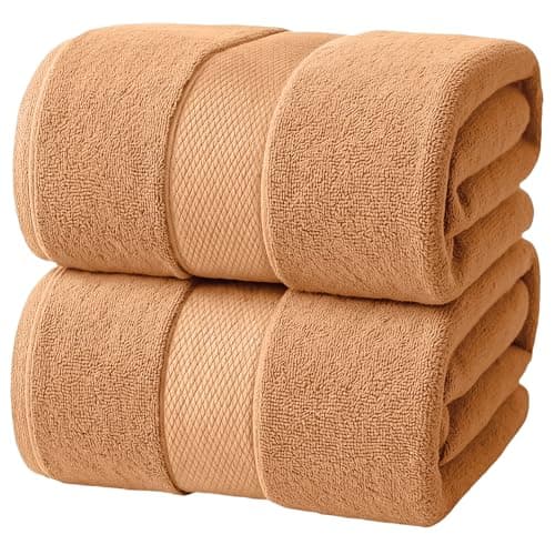 Infinitee Xclusives Jumbo Bath Sheets Towels for Adults – 600 GSM (35X70 Inches)– 100% Ring Spun Cotton, Soft and Absorbent Large Bath Towels for Bathroom