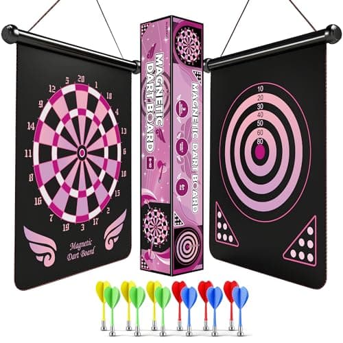 ALREMXUO Gifts for 6 7 8 9 10 11 12 13 14 15 16 Years Old Girl, Magnetic Dart Board for Kids, Teen Gift Ideas for Christmas, Birthday, Toys for Girls - Image 1
