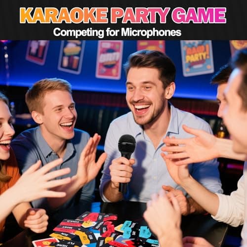 Mity rain Music Party Games - Fast-Paced Music Trivia Card Games for 2-10 Players | Fun Family Games & Adult Card Games with Lyrics ChallengePerfect for Game Night & Music Lovers! - Thumbnail 6