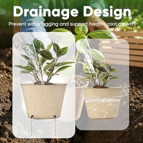Chunsvia 60 Pack 4 Inch Seed Starter Peat Pots with Plant Labels - Thumbnail 4
