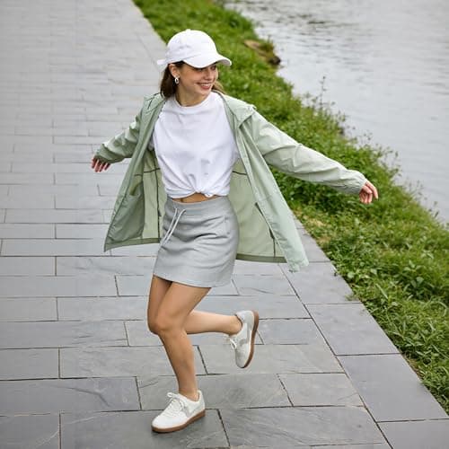 Tigeridea Women's Fashion Sneakers Comfortable Tennis Shoes Womens Casual Shoes Lace up Slip on GreyWhite Sneakers for Women Size 8 - Thumbnail 2