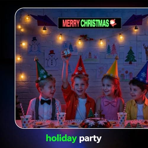 Large Programmable Indoor Window LED Sign, P5 Resolution LED Signs, Bluetooth App, for Business Bars Gaming Rooms Restaurants Festivals - Thumbnail 6