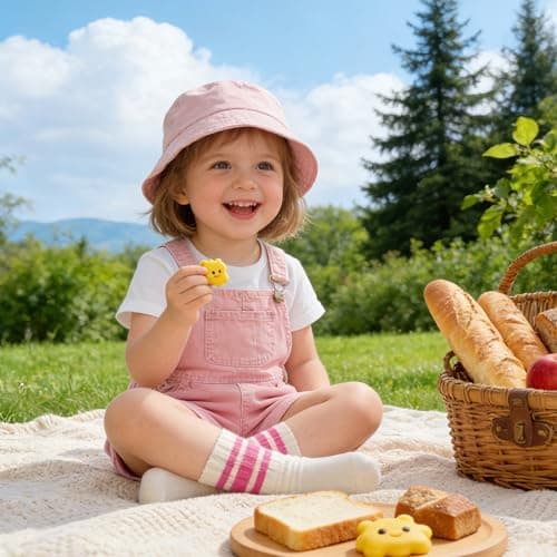 BISOUSOX Toddler Socks with Grips, Seamless Cotton Non-Slip Crew Baby Boy Girl Grippy Socks for 0-5T Walking, Crawling - Thumbnail 3