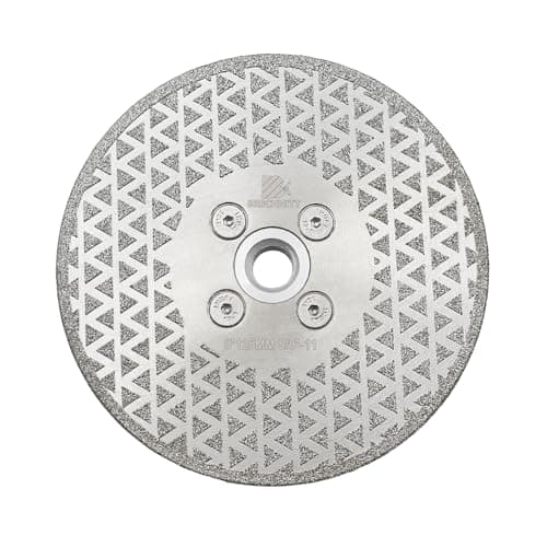 Electroplated Diamond Cutting Grinding Disc,BRSCHNITT 5 Inch 125mm for Granite Marble Single Side Coated Diamond Grinding Wheel with 5/8-11 Flange Angle Grinder Saw Blade