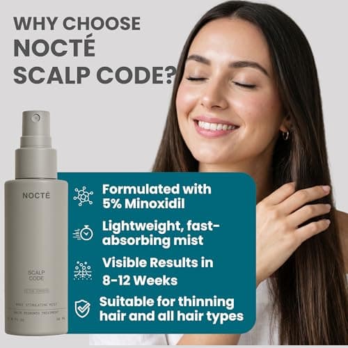 Hair Regrowth Serum Spray - Minoxidil 5% Advanced Rosemary, Biotin with Caffeine, Botanical Extract for Thicker, Fuller, Longer Hair, Reduces Hair Thinning, Hair Loss Treatment for Men & Women - 60 ML - Thumbnail 2
