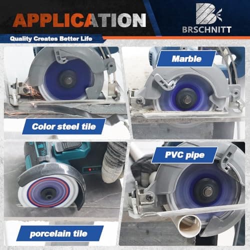 BRSCHNITT Indestructible Disc for Grinder 5inch 2pcs -7/8" Arbor Multifunctional Cutting Discs for Smooth Cutting, Chamfering, Grinding Materials - Thumbnail 3