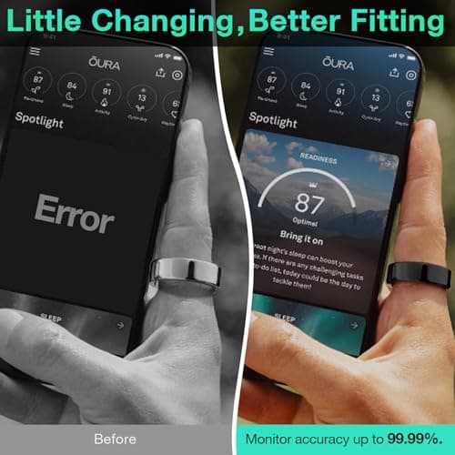 YWXTW [Invisible Grips for Oura Ring Size Adjuster, Waterproof Adhesive Guard Compatible with Samsung/Ultrahuman Ring, Thinner Sizers for Loose Rings, 8 Pack [Clear] - Thumbnail 6