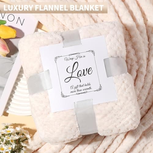 TIANTAIYUE Spa Gift Basket for Women, 11-Piece Self Care Package for Her, Cozy Relaxation Gifts for Birthday, Anniversary, Mother's Day, Thank You, Get Well Soon Gifts for Mom, Wife, Girlfriend, Beige - Thumbnail 6