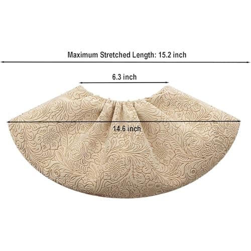 Disposable Non-Slip Shoe Covers Non-woven cover shoesWaterproof Recyclable Booties, Protector for Construction,Offices,Indoor Floor Carpet,One Size Fits All - 50 Pack (25 Pairs) (Brown) - Thumbnail 3