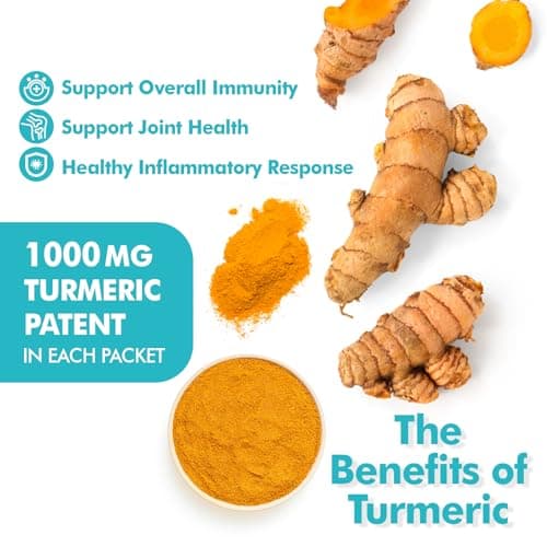 PureBotan Hydration Packets Sugar Free, Orange Flavor Electrolytes Powder Packets, Turmeric Electrolyte Drink Mix w/Curcumin, Vitamin, Minerals & Inulin, Support Immune & Recovery, Muscle & Gut Health - Thumbnail 5