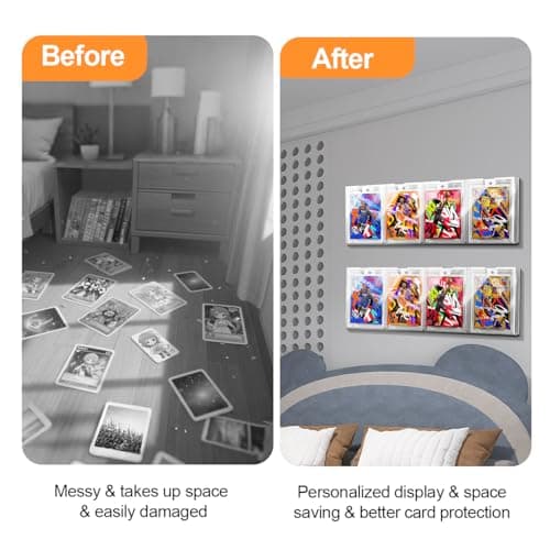Sports Card Display Case for Evolving Collections, 35PT Graded Card Display Frame for Collector, Card Display Case for Football Basketball Hockey Psa and Trading Card - Thumbnail 5