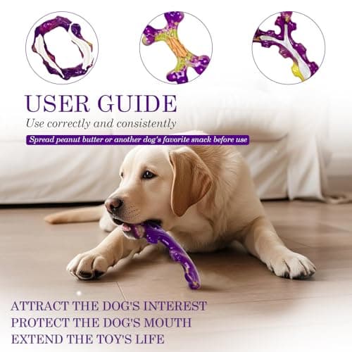 Frienhund 6-Pack Dog Toys for Aggressive Chewers: Dog Toy for Aggressive Chewer Large Breed, Dog Toy to Keep Them Busy, Dog, Bacon Flavor - Thumbnail 6