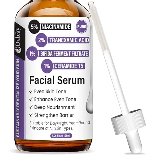 DEBAIY 5% Niacinamide Facial Serum with Tranexamic Acid Enhance Even Tone & Strengthen Skin Barrier (4.06fl.oz/120ml) - Image 1