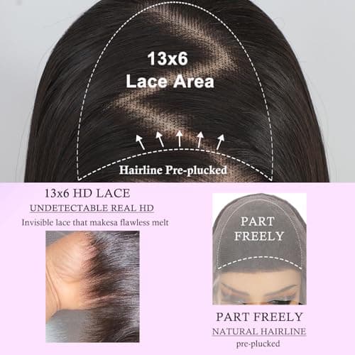 Barbique Ginger Orange Synthetic Lace Front Wig for Women, 13x6 Lace Front, Long Wavy with Baby Hair, Deep Parting, Natural Hairline, Hd Lace, Heat Resistant Fiber Wig 26 Inch - Thumbnail 2