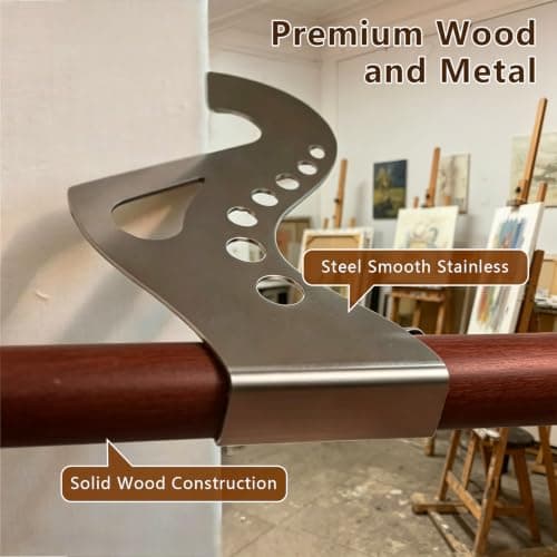 Artist Hand Support Bridge - Adjustable Steady Hands Stabilizer,Drawing Arm Rest with Four Modular Support Poles, Suitable for Canvases Under 2.3 FT for Painting Drawing Detail Work (1 PC) - Thumbnail 3