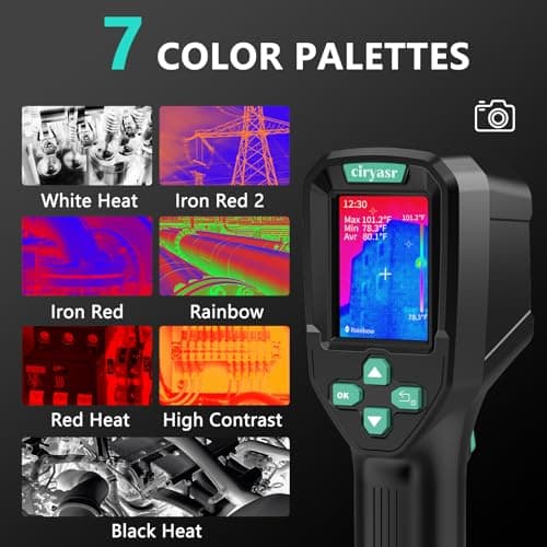 Thermal Imaging Camera, 240 x 240 TISR Resolution Infrared Camera - Thumbnail 6