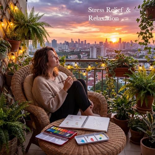 Rurolo Watercolor Workbook for Adults & Beginners - Spiral Bound Kit with 24 Paint Colors, Brushes & 300GSM Paper - Step-by-Step Flower & Animal Painting Guide for Stress Relief & Relaxation (6.5x9) - Thumbnail 6
