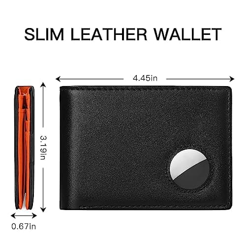 SENDEFN Genuine Leather Bifold Wallets for Men with RFID Blocking - Thumbnail 3