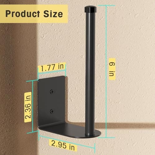 2 Pack Hat Racks for Baseball Caps, Stainless Steel Hat Organizer for Baseball Cap, Hat Holder Storage Organizer, Hat Hanger Strong Adhesive/Wall Drilled for Door, Bedroom, Closet(Black 6 in) (Black) - Thumbnail 2