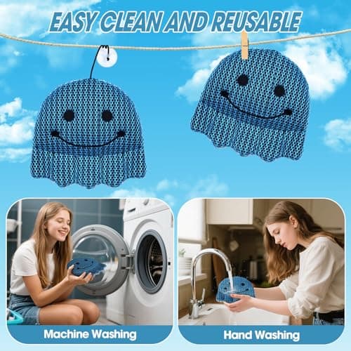 MTWEAR Hot Tub Scum Absorber, Hot Tub Accessories, Spa & Pool Scum Eliminating Balls,Hot Tub Scum Sponge for Hot Tub Oil Absorbing Sponge for Hot Tub Skimmer, Hot Tub Sponge Scum Remover (Octopus) - Thumbnail 5