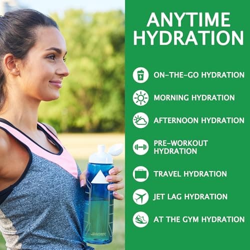 Let'z Go! Hydrate- Natural Hydration + Electrolyte Drink Mix- Hydration + Electrolytes + Antioxidant Powder Packets, Natural Flavors, Vitamins C + D | No Sugar | No Calories | (15 Count) Lemonade - Thumbnail 5