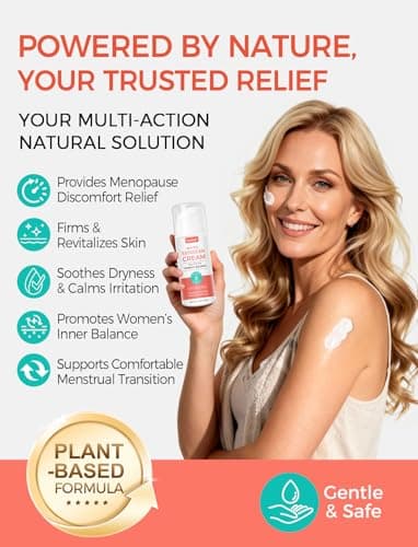 Sumrheya Estrogen Cream for Menopause Support - Soothing Phytoestrogen Cream with Wild Yam for Women - Natural Balancing Skin Moisturizer - hydrates, Firms & Revitalizes Dry, Aging Skin - 3.5 oz - Thumbnail 3