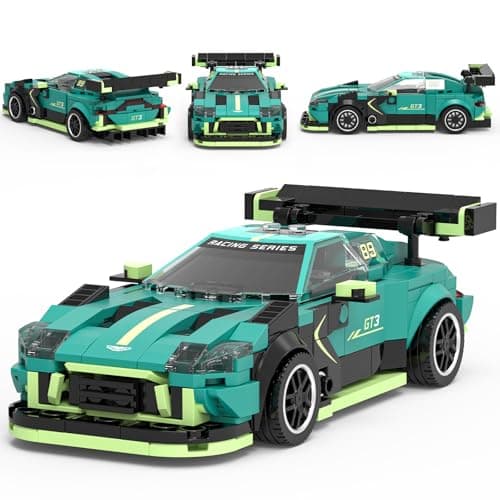 Xbert brix Race Car Building Sets, Sport Car Model Kit for Kids,Boys, Racing Fans, Supercar Play Toys, Collectible Vehicle Building Blocks Set, Ideal Gift for Birthday - Thumbnail 5