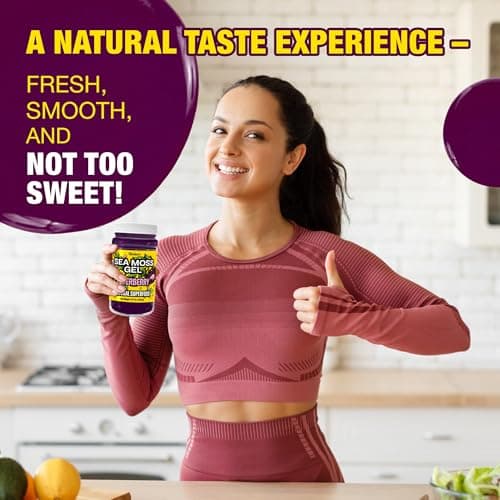 Biolore Elderberry Sea Moss Gel 8oz – Wildcrafted Seamoss, No Added Sugar, Vegan, Made in USA – Elderberry Sea Moss Jam & Superfood Spread - Thumbnail 3