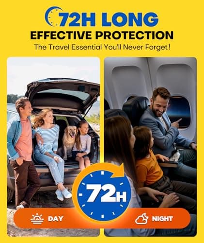 FILLOVE 52ct Motion Sickness Patches Non-Drowsy, 72H Lasting Sea Sickness Patches Cruise Essentials 2026, 100% Natural Motion Sickness Patch Travel Essentials for Car Airplane Ship Altitude Sickness - Thumbnail 3