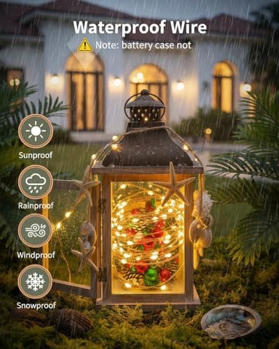 LightSeek 6 Pack, Fairy Lights Battery Operated, 7FT 20 LED String Lights with 6/18H Timer, Battery Twinkle Lights for Wedding Event Party Supplies Christmas Decor Indoor Outdoor, Warm White - Thumbnail 2