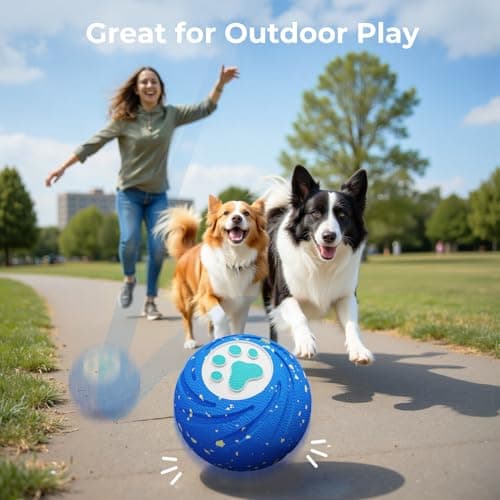 Lovkid Smart Interactive Dog Toys – Vibrating & Rolling Chew-Resistant E-TPU Dog Ball for Aggressive Chewers, USB-C Rechargeable and Waterproof, Keep Dogs Busy and Entertained - Thumbnail 6