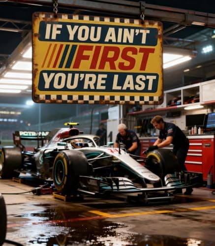Funny Metal Sign for Garage signs, man cave decor, If You Ain't First You're Last Tin Sign – Vintage Racing Wall Decor car decor for room, Workshop, Bar man cave accessories – Racing Gifts for Men Distressed Retro Wall Garage Gifts for men garage signs vintage – 8x12 Inch 01 - Thumbnail 4