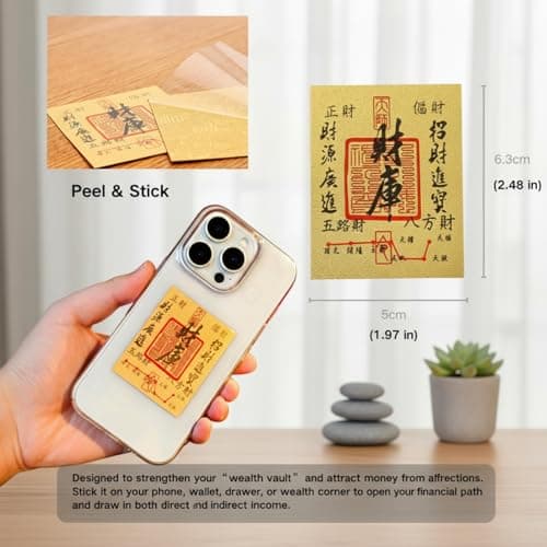 2026 Feng Shui Blessing Kit - Tai Sui Protection & Wealth Manifestation Set with 2 Silk Amulets, Taoist Talismans, Gold Sticker & Luxury Box - Spiritual Good Luck Gift - Thumbnail 3