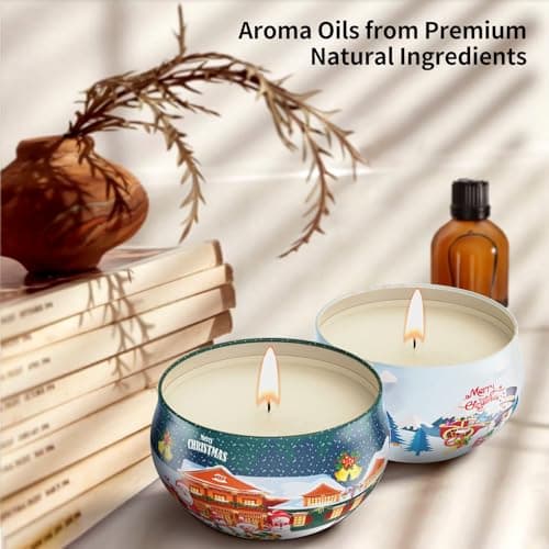 Christmas Gift Sets, Primevolve Scented Candles of 12 Bulk Home Aromatherapy Candles with Fragrances, Gift for Women, Candlelight Dinner Spa Bath - Thumbnail 6
