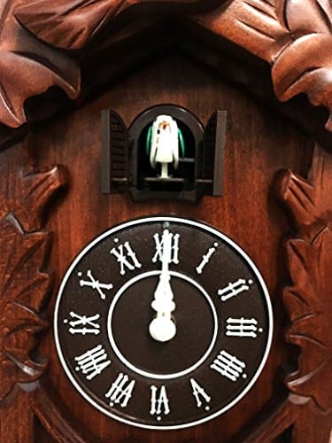 Rylai Vintage Cuckoo Clock Handcrafted Wooden Wall Clock for Home Décor - Thumbnail 5
