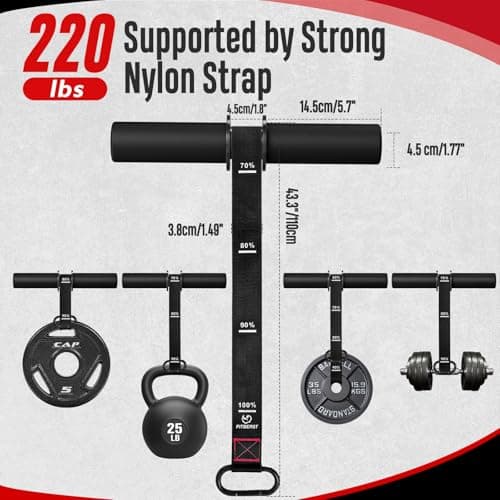FitBeast Forearm Strengthener & Wrist Roller - Forearm Strength Trainer with Thickened Anti-Slip Grip Handles&Adjustable Strap, Perfect for Forearm Exercising, Boosting Grip Strength, Muscle Building - Thumbnail 3